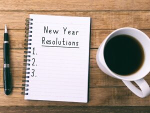 New Year Resoultion on Note Pad - Young Professionals Cafe - Young Professionals Discussion